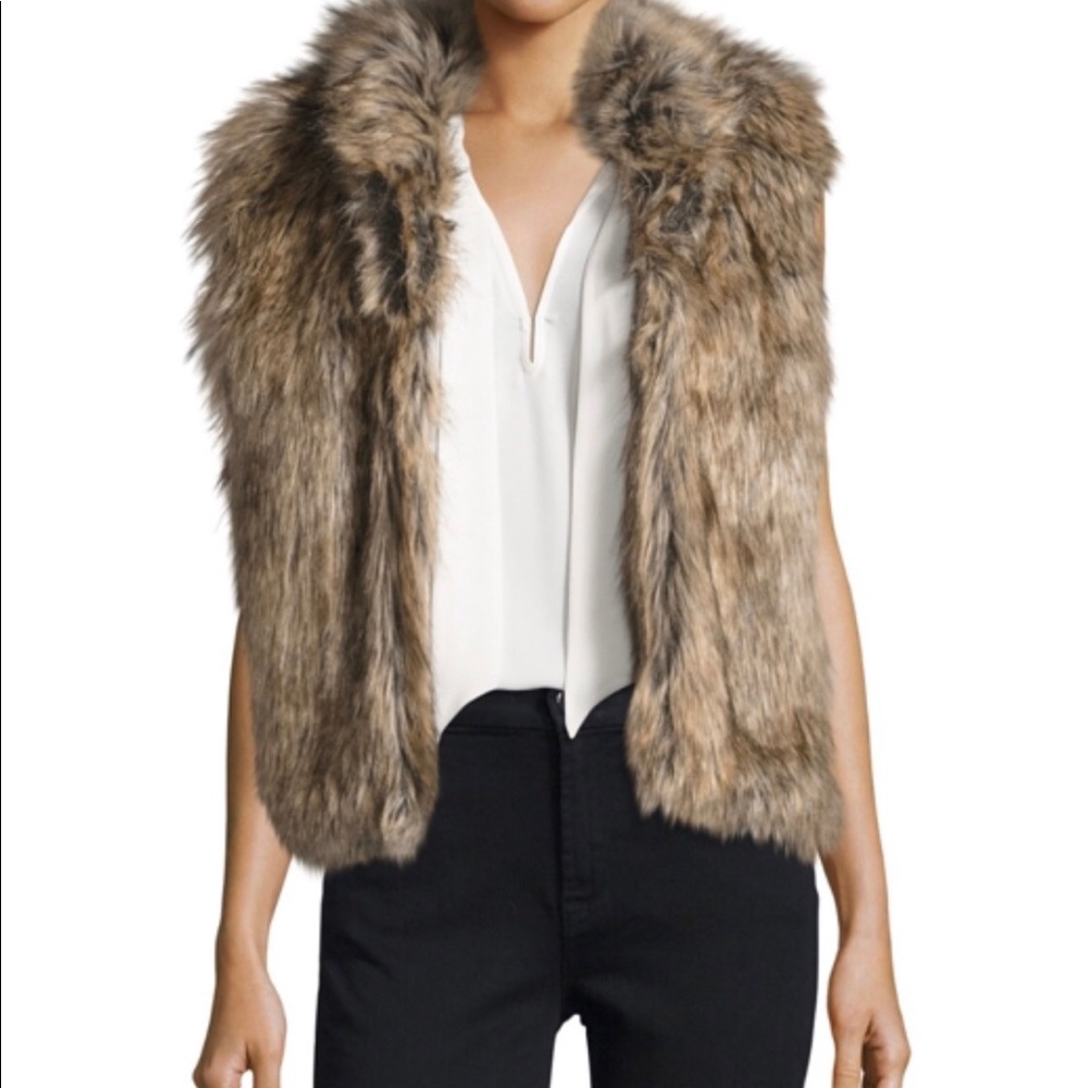Joie Pruce Faux Fur Vest